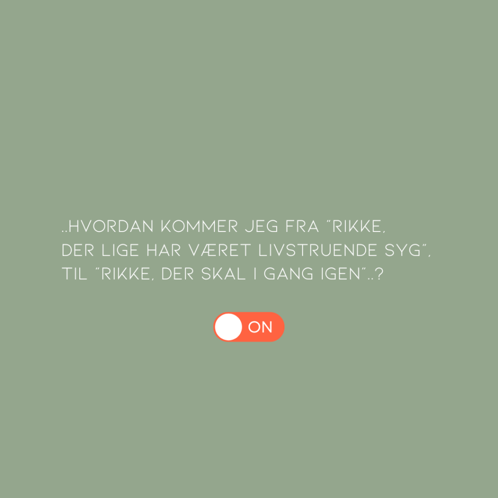 Hvad skal jeg nu?